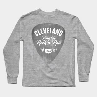 Cleveland Long Life Rock And Roll USA Long Sleeve T-Shirt